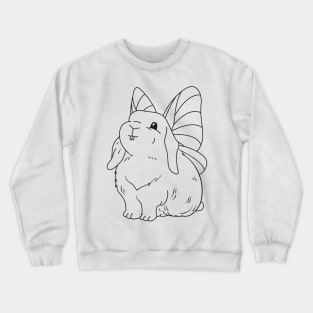 Fairy Bunny - Cute Illustration Crewneck Sweatshirt